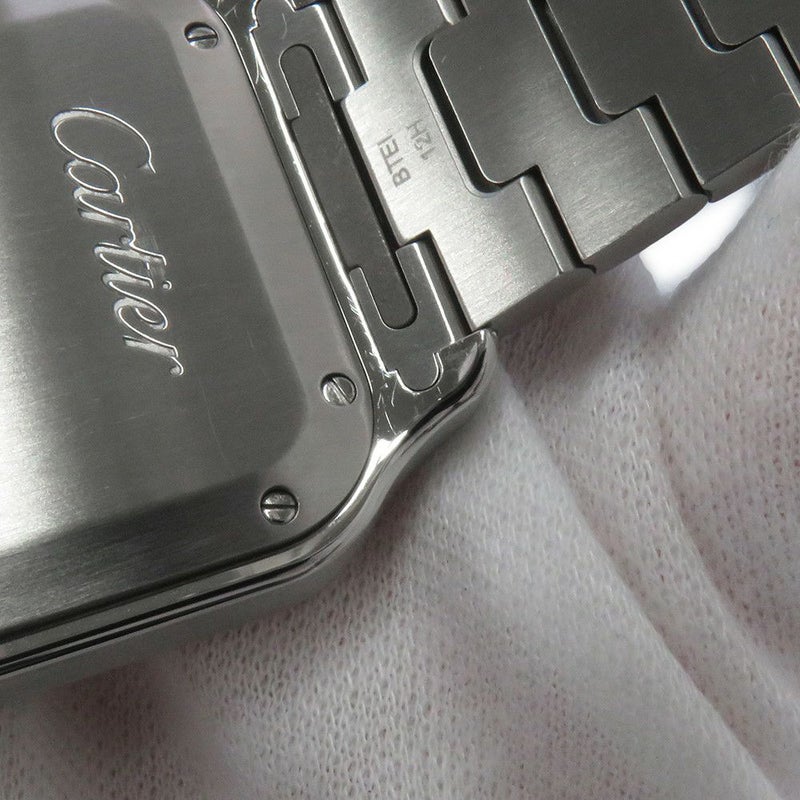 カルティエ サントス ドゥ カルティエ MM WSSA0029 Cartier 腕時計 シルバー文字盤