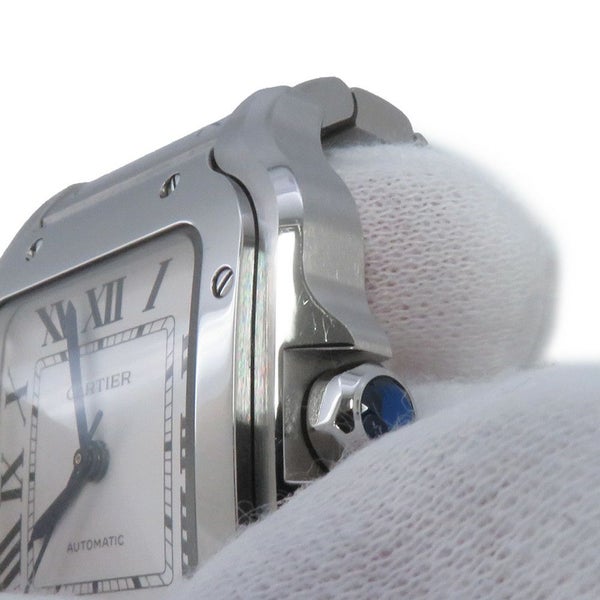 カルティエ サントス ドゥ カルティエ MM WSSA0029 Cartier 腕時計 シルバー文字盤