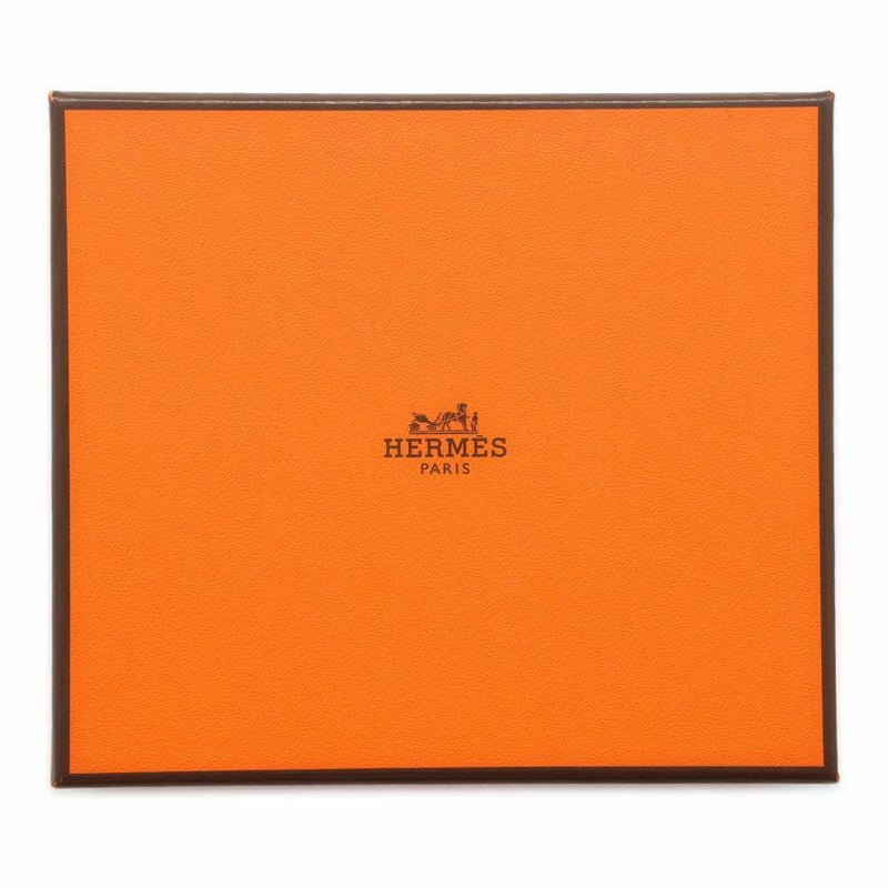 エルメス コインケース アザップコンパクト シルクイン ブラック/シルバー金具 ヴォーエプソン B刻印 黒