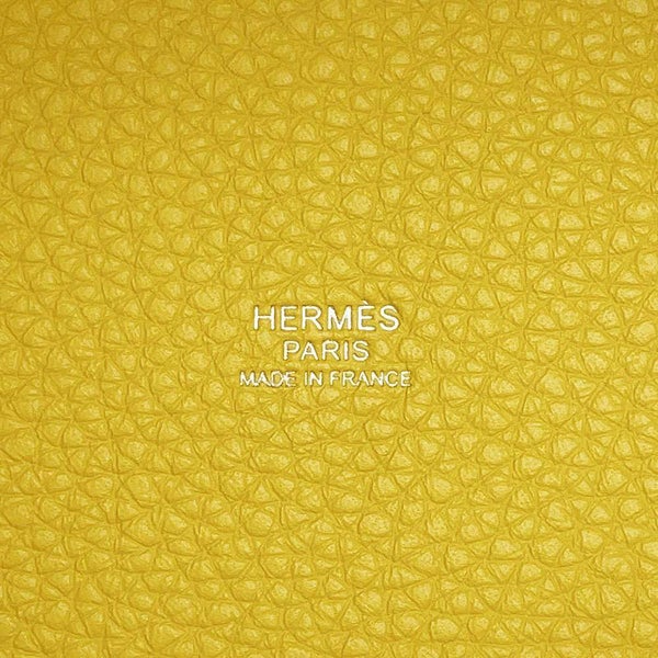 エルメス ハンドバッグ ピコタンロックMM サン/シルバー金具 トリヨンクレマンス W刻印