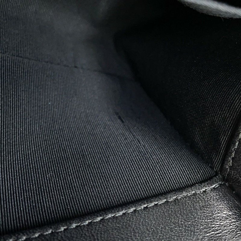 シャネル チェーンショルダーバッグ ボーイシャネル スモール ココマーク ビジュー ラムスキン A67085 CHANEL 黒