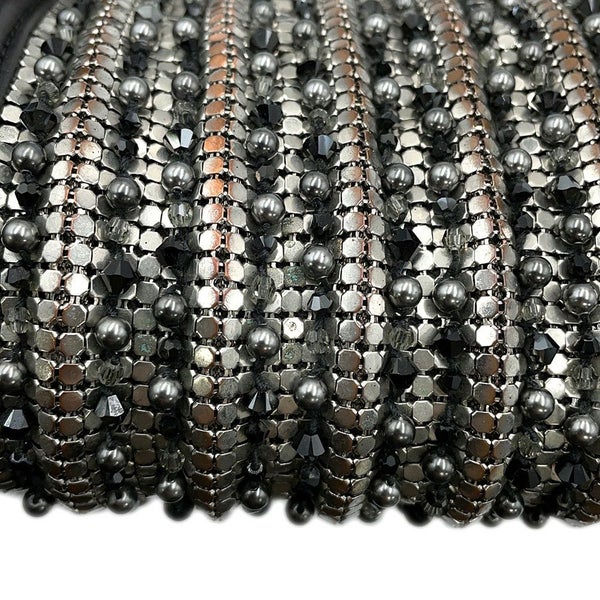 シャネル チェーンショルダーバッグ ボーイシャネル スモール ココマーク ビジュー ラムスキン A67085 CHANEL 黒