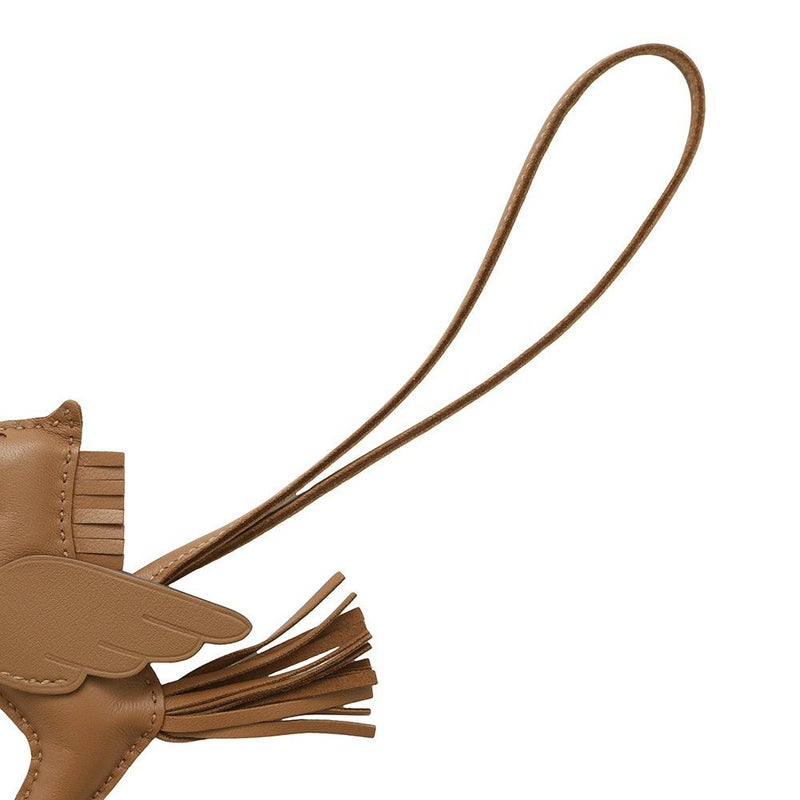 エルメス バッグチャーム ロデオPM ペガサス ゴールド ラムスキン W刻印 HERMES チャーム