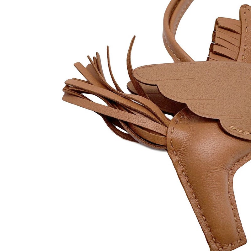 エルメス バッグチャーム ロデオPM ペガサス ゴールド ラムスキン W刻印 HERMES チャーム