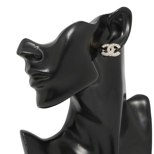 シャネル ピアス ココマーク ラインストーン メタル A25V A86504 CHANEL アクセサリー