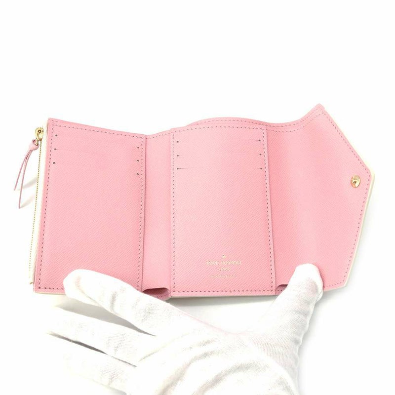 ルイヴィトン 三つ折り財布 ダミエ・エベヌ ポルトフォイユ・ヴィクトリーヌ N40638 ダミエリシャス ペッシュ