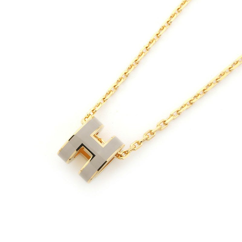 エルメス ネックレス ミニ・ポップアッシュ マロングラッセ/ゴールド金具 アクセサリー ポップH