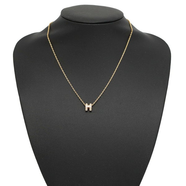 エルメス ネックレス ミニ・ポップアッシュ マロングラッセ/ゴールド金具 アクセサリー ポップH
