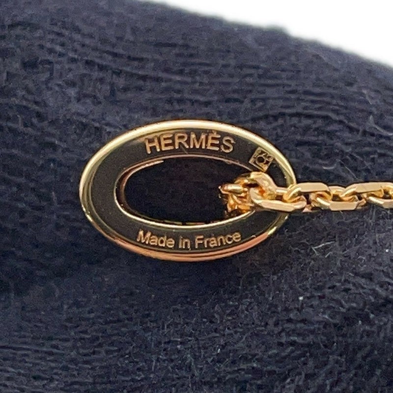 エルメス ネックレス ミニ・ポップアッシュ マロングラッセ/ゴールド金具 アクセサリー ポップH