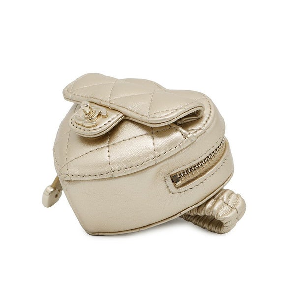 シャネル コインケース ハート シェイプ ジップ アーム コインパース ラムスキン AP2786 CHANEL