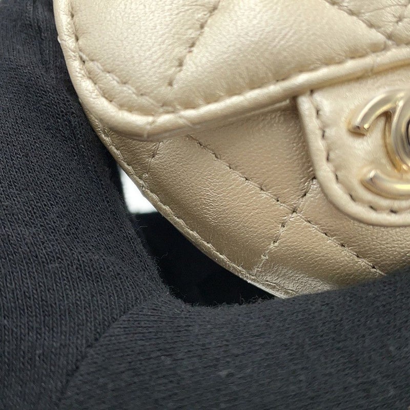 シャネル コインケース ハート シェイプ ジップ アーム コインパース ラムスキン AP2786 CHANEL