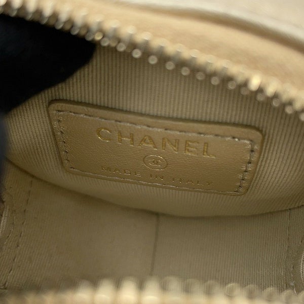 シャネル コインケース ハート シェイプ ジップ アーム コインパース ラムスキン AP2786 CHANEL