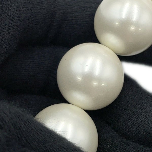 シャネル パールチェーンショルダーウォレット マトラッセ ココマーク ラムスキン AP1839 CHANEL 黒