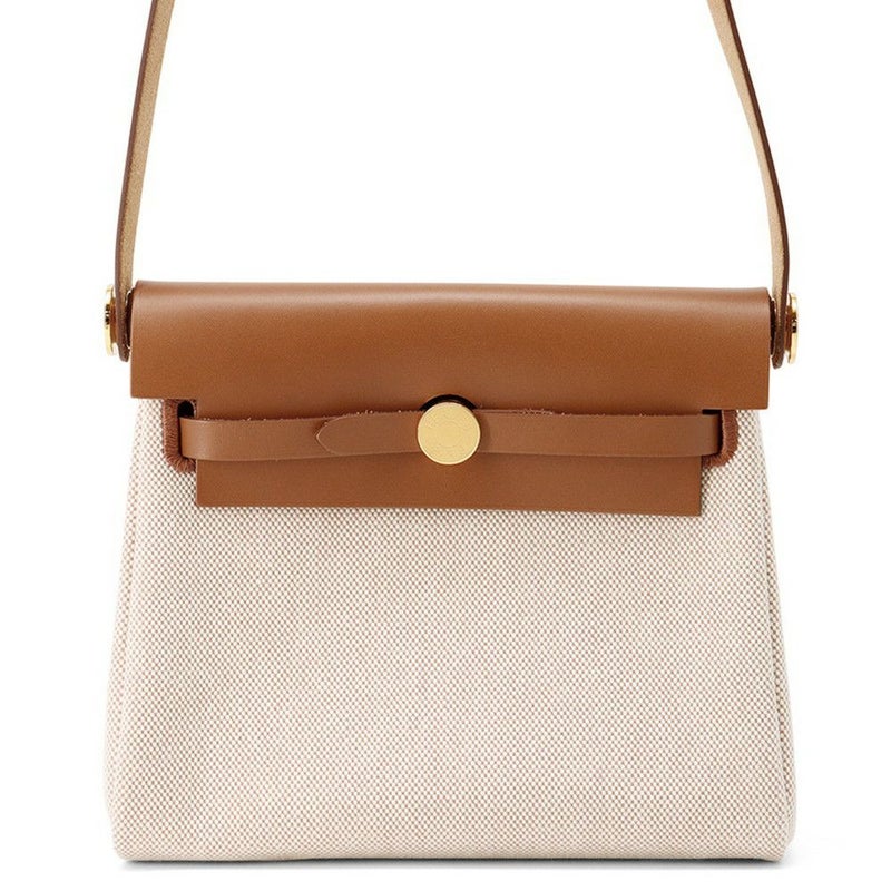 エルメス ショルダーバッグ エールバッグジップ ミニ フォーブ/シルバー金具 トワルミリタリー/ヴァッシュハンター W刻印