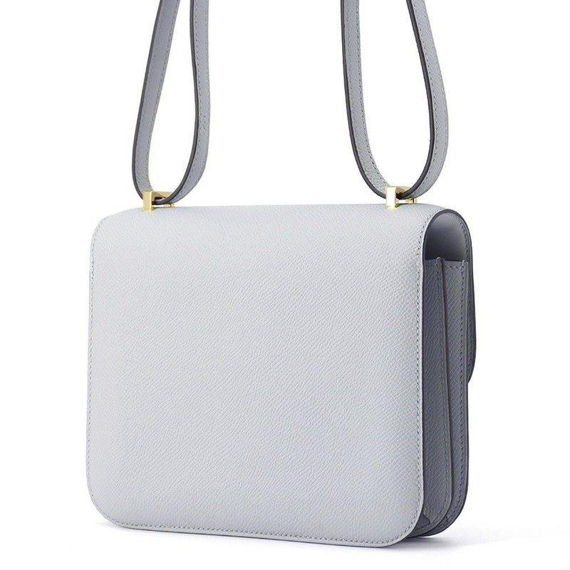 エルメス ミニ コンスタンス3 ミロワール ブルーグラシエ/ゴールド金具 エプソン K刻印