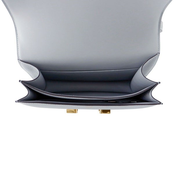 エルメス ミニ コンスタンス3 ミロワール ブルーグラシエ/ゴールド金具 エプソン K刻印