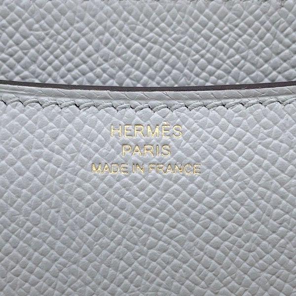 エルメス ミニ コンスタンス3 ミロワール ブルーグラシエ/ゴールド金具 エプソン K刻印