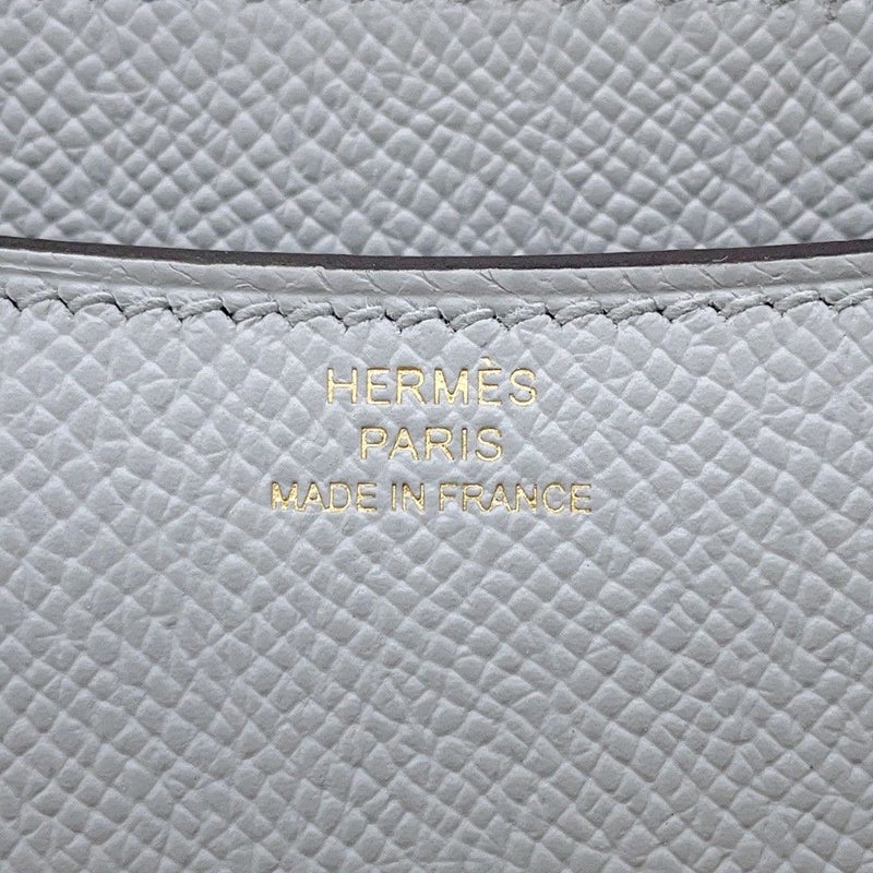 エルメス ミニ コンスタンス3 ミロワール ブルーグラシエ/ゴールド金具 エプソン K刻印