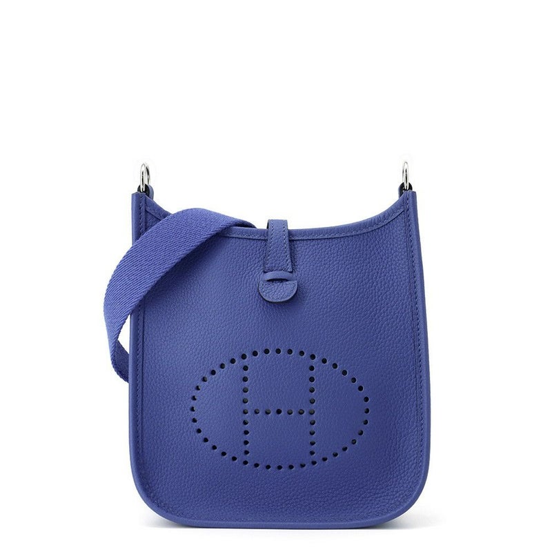 エルメス ショルダーバッグ エブリンTPM 111cm ブルーロワイヤル/シルバー金具 トリヨンクレマンス U刻印