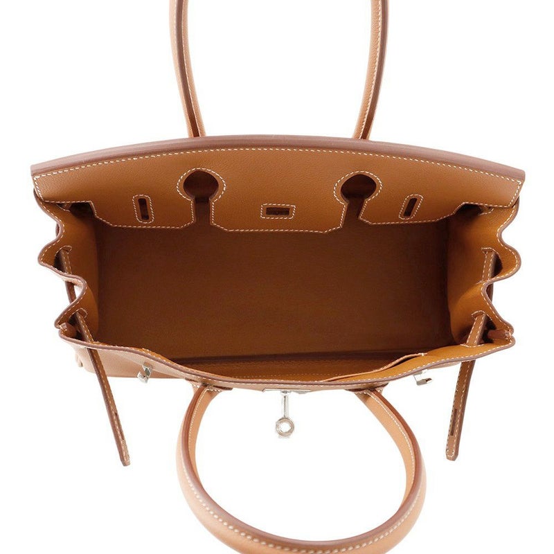 エルメス ショルダーバーキン29 ゴールド/シルバー金具 エバーカラー K刻印 HERMES Birkin