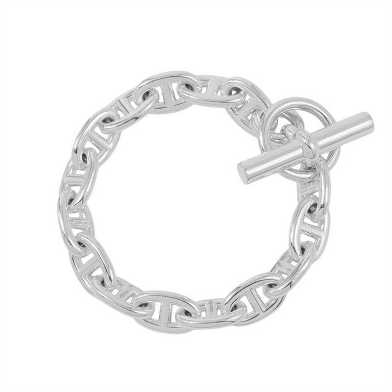 エルメス ブレスレット シェーヌダンクルMM 15コマ SV925シルバー HERMES ジュエリー