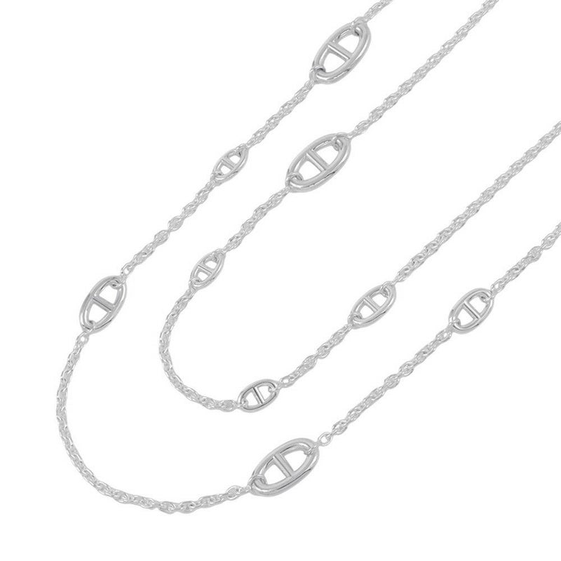 エルメス ネックレス シェーヌダンクル ファランドール 120 SV925シルバー HERMES ジュエリー