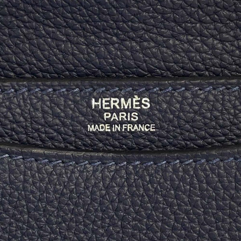 エルメス ショルダーバッグ スティーブライト ジュニア ブルーニュイ/シルバー金具 トリヨンクレマンス Y刻印 メンズ