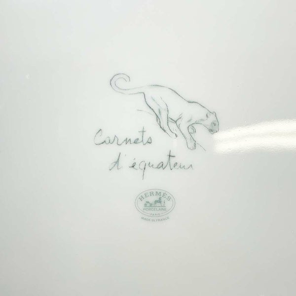エルメス プレート 赤道直下のスケッチ アニマル 陶器 HERMES 皿 ギフト