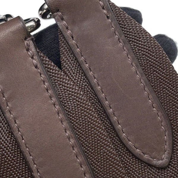 エルメス ドッグキャリーバッグ ネイビー/シルバー金具 キャンバス U刻印 HERMES 小型ペットキャリー