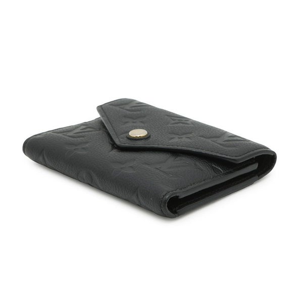 ルイヴィトン 三つ折り財布 モノグラム・アンプラント ポルトフォイユ・ヴィクトリーヌ M64060 LOUIS VUITTON 黒 ブラック