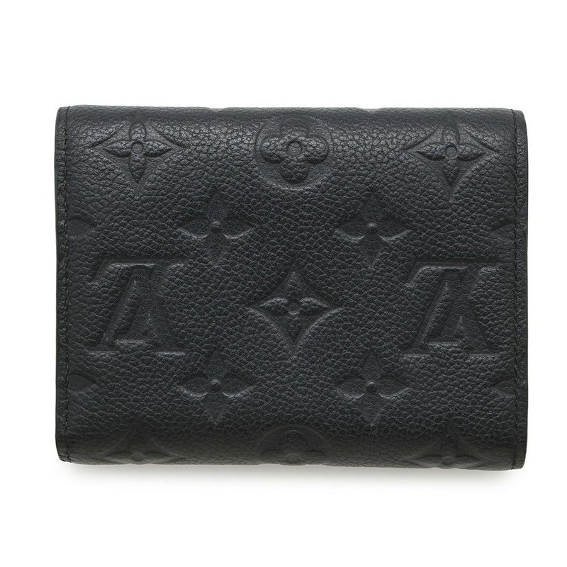 ルイヴィトン 三つ折り財布 モノグラム・アンプラント ポルトフォイユ・ヴィクトリーヌ M64060 LOUIS VUITTON 黒 ブラック