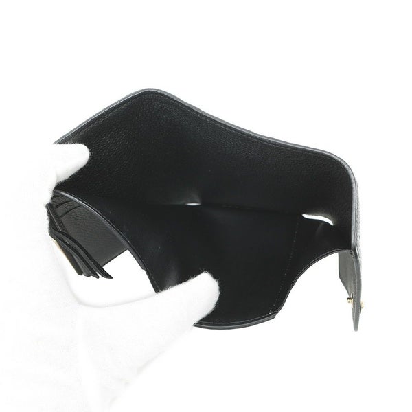 ルイヴィトン 三つ折り財布 モノグラム・アンプラント ポルトフォイユ・ヴィクトリーヌ M64060 LOUIS VUITTON 黒 ブラック