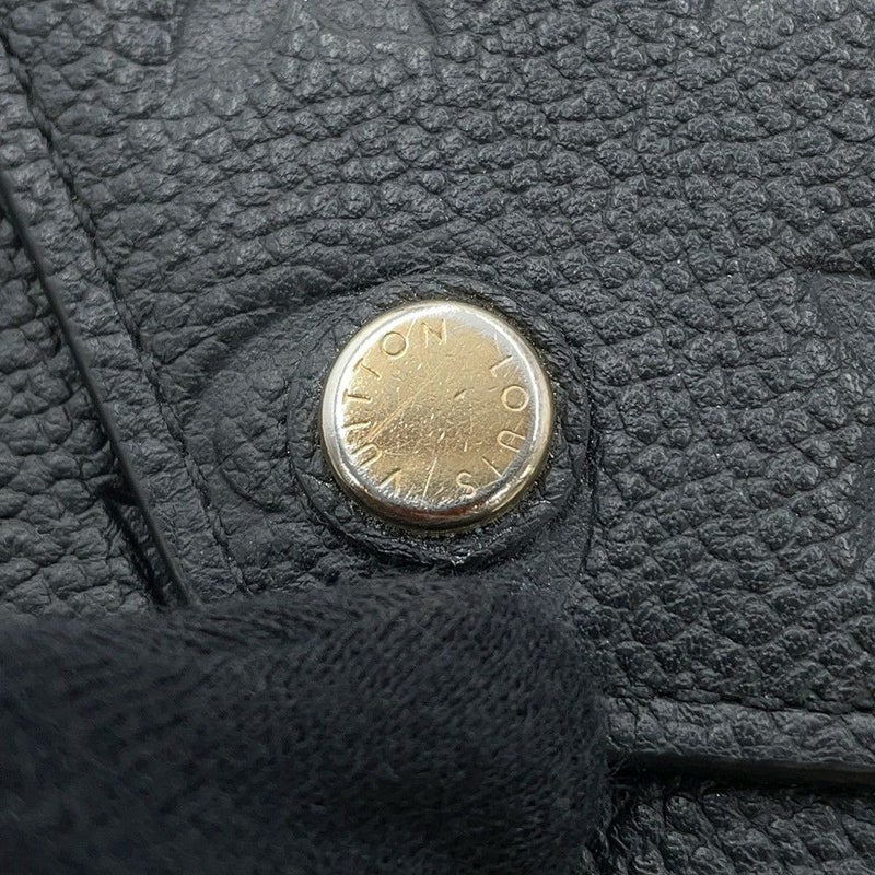 ルイヴィトン 三つ折り財布 モノグラム・アンプラント ポルトフォイユ・ヴィクトリーヌ M64060 LOUIS VUITTON 黒 ブラック