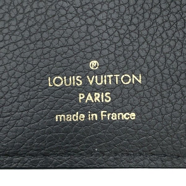 ルイヴィトン 三つ折り財布 モノグラム・アンプラント ポルトフォイユ・ヴィクトリーヌ M64060 LOUIS VUITTON 黒 ブラック