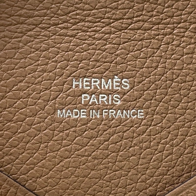 エルメス カードケース カルヴィ チャイ エバーカラー Z刻印 HERMES 名刺入れ