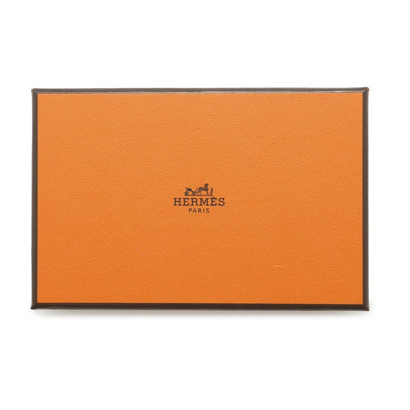 エルメス カードケース カルヴィ チャイ エバーカラー Z刻印 HERMES 名刺入れ