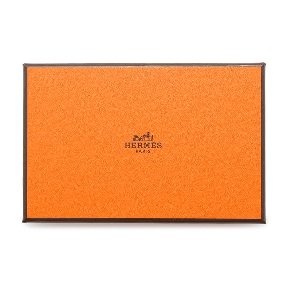 エルメス カードケース カルヴィ チャイ エバーカラー Z刻印 HERMES 名刺入れ