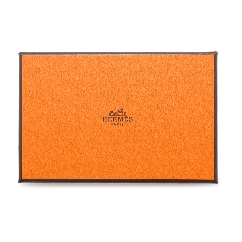 エルメス カードケース カルヴィ チャイ エバーカラー Z刻印 HERMES 名刺入れ