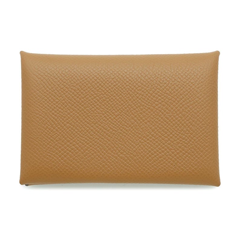 エルメス カードケース カルヴィ ゴールド エプソン B刻印 HERMES 名刺入れ