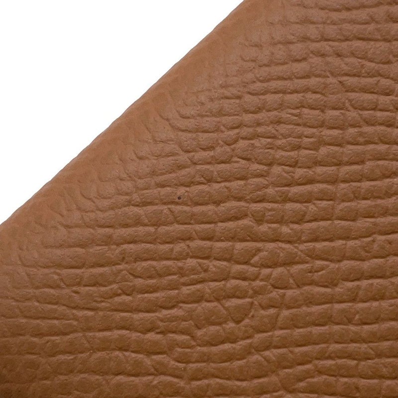 エルメス カードケース カルヴィ ゴールド エプソン B刻印 HERMES 名刺入れ