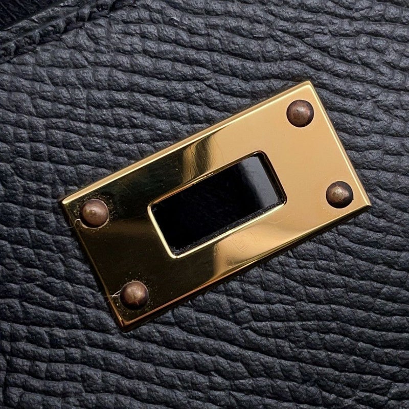 エルメス ケリーウォレット ロング トゥーゴー ブラック/ゴールド金具 エプソン U刻印 HERMES 財布 黒