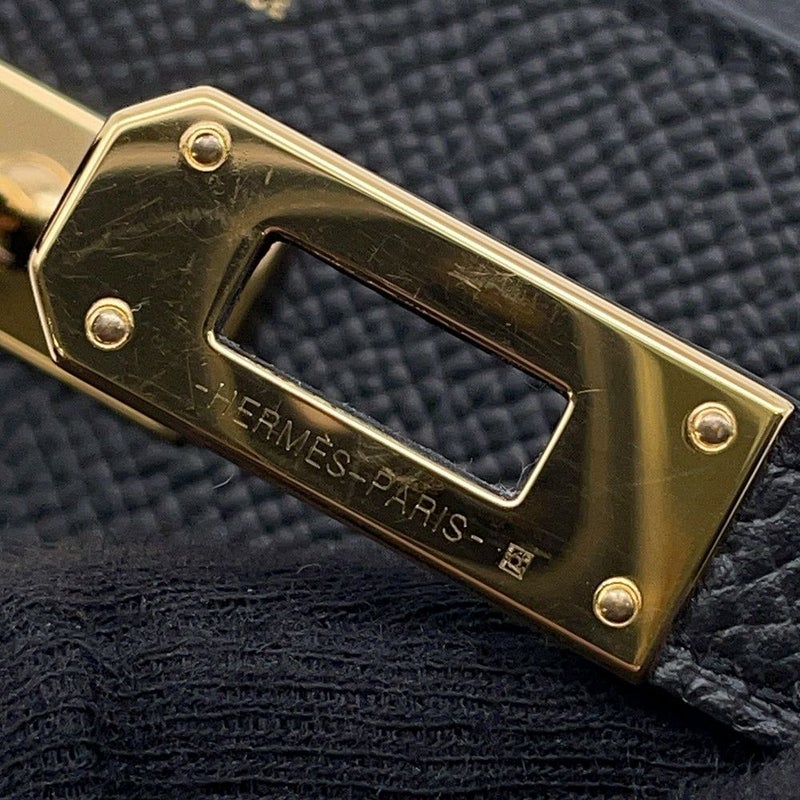 エルメス ケリーウォレット ロング トゥーゴー ブラック/ゴールド金具 エプソン U刻印 HERMES 財布 黒