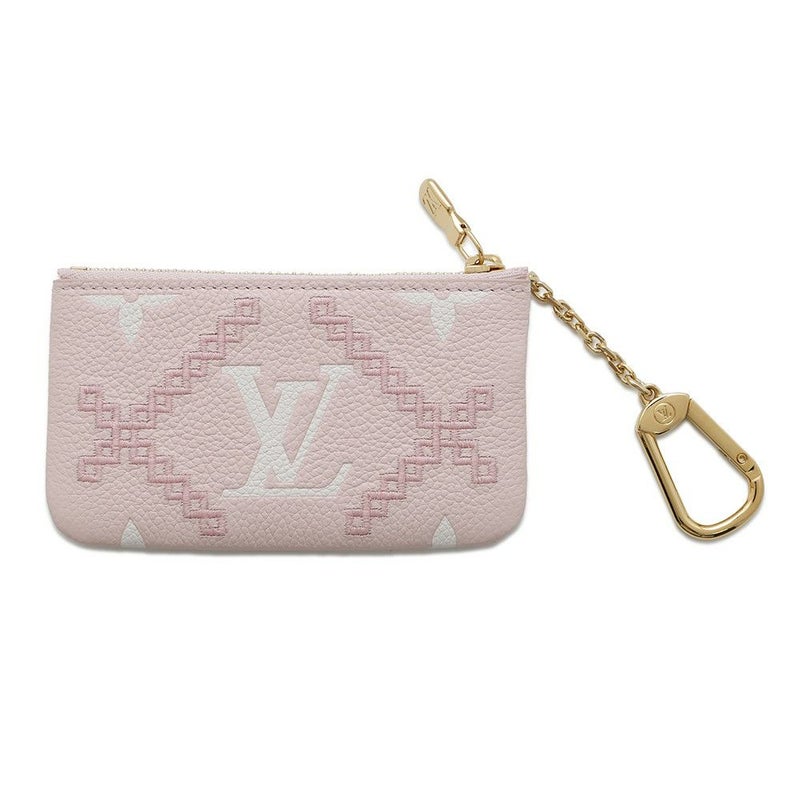ルイヴィトン コインケース モノグラム・アンプラント ブロデリー ポシェット・クレ M80885 LOUIS VUITTON キーケース
