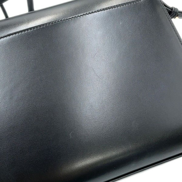 サンローランパリ ハンドバッグ カサンドラ トップハンドル レザー 578000 2WAYバッグ 黒