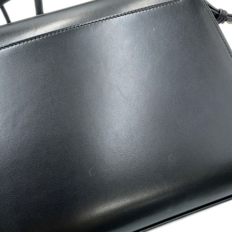 サンローランパリ ハンドバッグ カサンドラ トップハンドル レザー 578000 2WAYバッグ 黒