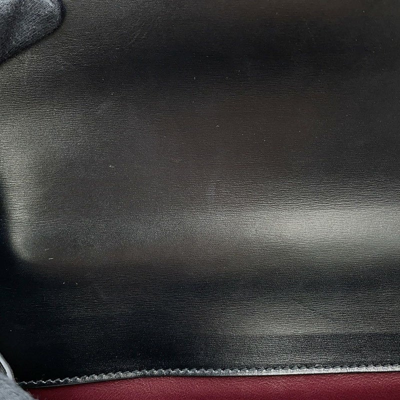 サンローランパリ ハンドバッグ カサンドラ トップハンドル レザー 578000 2WAYバッグ 黒