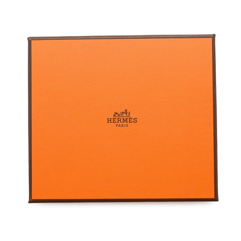 エルメス コインケース アザップコンパクト シルクイン エトゥープ/シルバー金具 エプソン K刻印