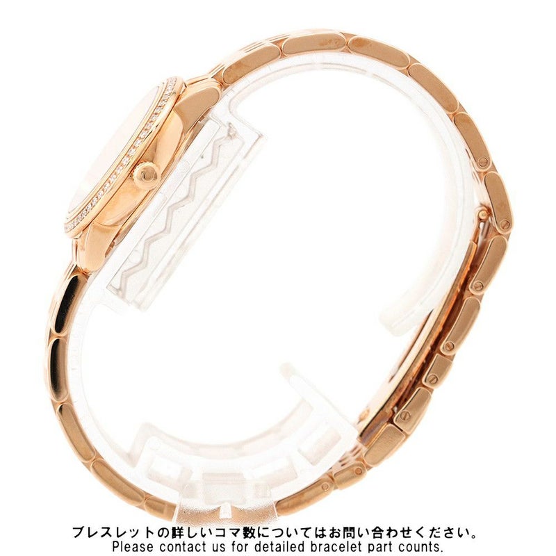 オメガ デヴィル プレステージ 424.55.24.60.55.002 OMEGA レディース 腕時計 ホワイトシェル文字盤