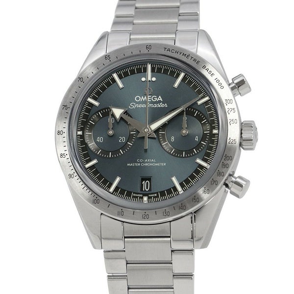 オメガ スピードマスター 57 コーアクシャル 332.10.41.51.03.001 OMEGA 腕時計 ブルー文字盤