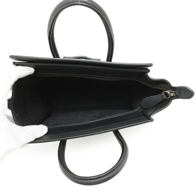セリーヌ ハンドバッグ ラゲージ ナノショッパー 189243 CELINE バッグ 2wayショルダーバッグ 黒